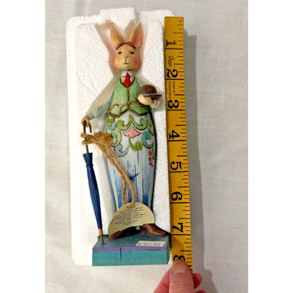 Jim Shore Designs 2008 Bunny Bright Gentleman Bunny Figurine No. 4012456 w Box - Picture 4 of 8
